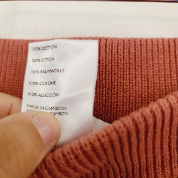 Free People Rust Knit Haylie Pants Size Large - Picture 4 of 4